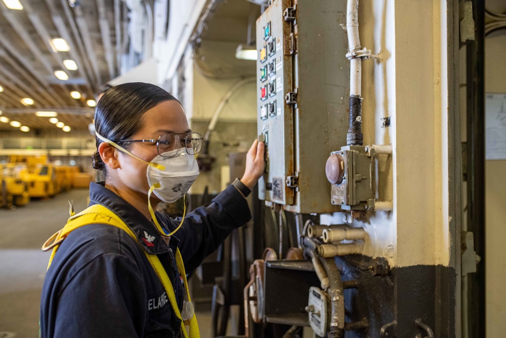 USS America (LHA 6) Conducts Daily Operations