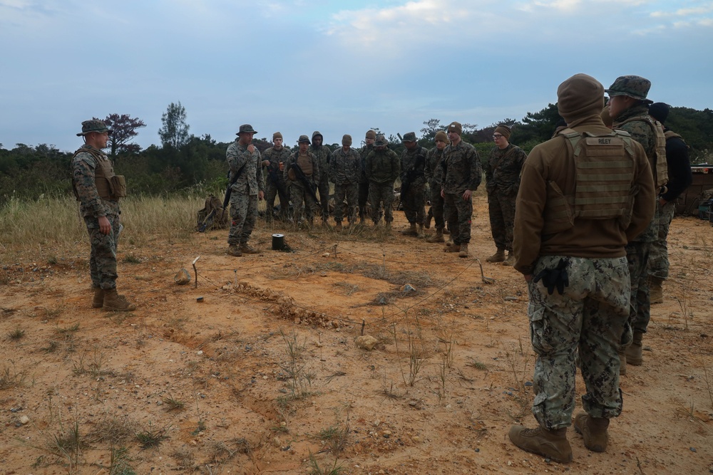 3rd LSB Battalion Field Exercise I: Marines and Sailors conduct engineer support operations