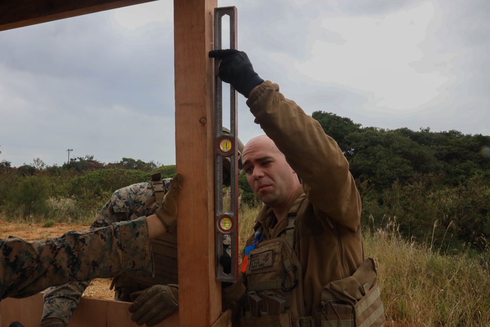 3rd LSB Battalion Field Exercise I: Marines and Sailors conduct engineer support operations