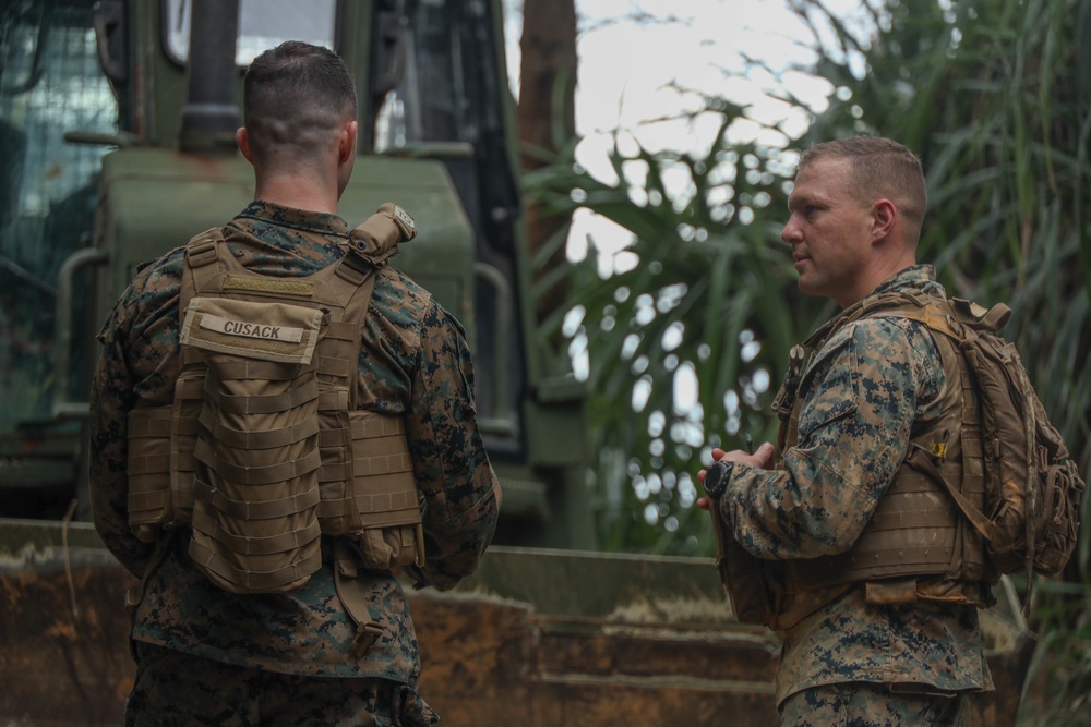 3rd LSB Battalion Field Exercise I: Marines and Sailors blaze trail through treeline