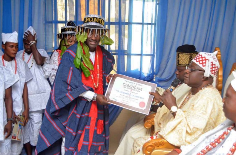 Sailor Receives Honorary Title and Award From Nigerian Monarch