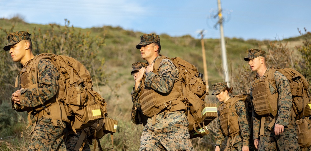 Electronic Warfare Platoon Hike