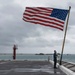 USS Greenbay departs White Beach