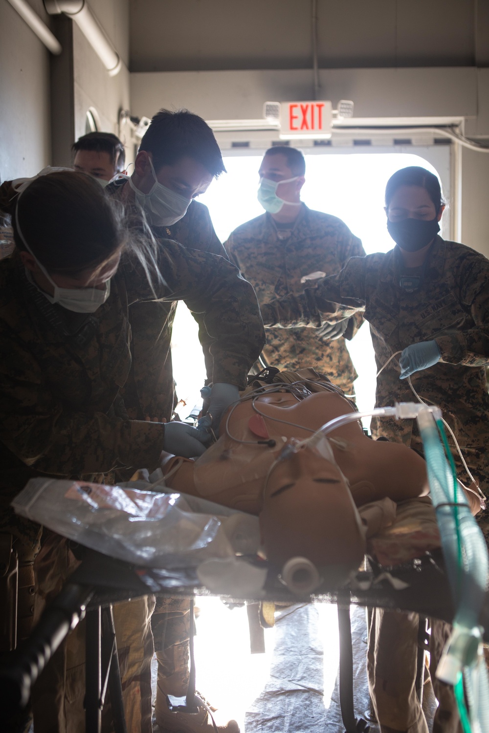 1st Medical Battalion Trains At The Naval Expeditionary Medical Training Institute