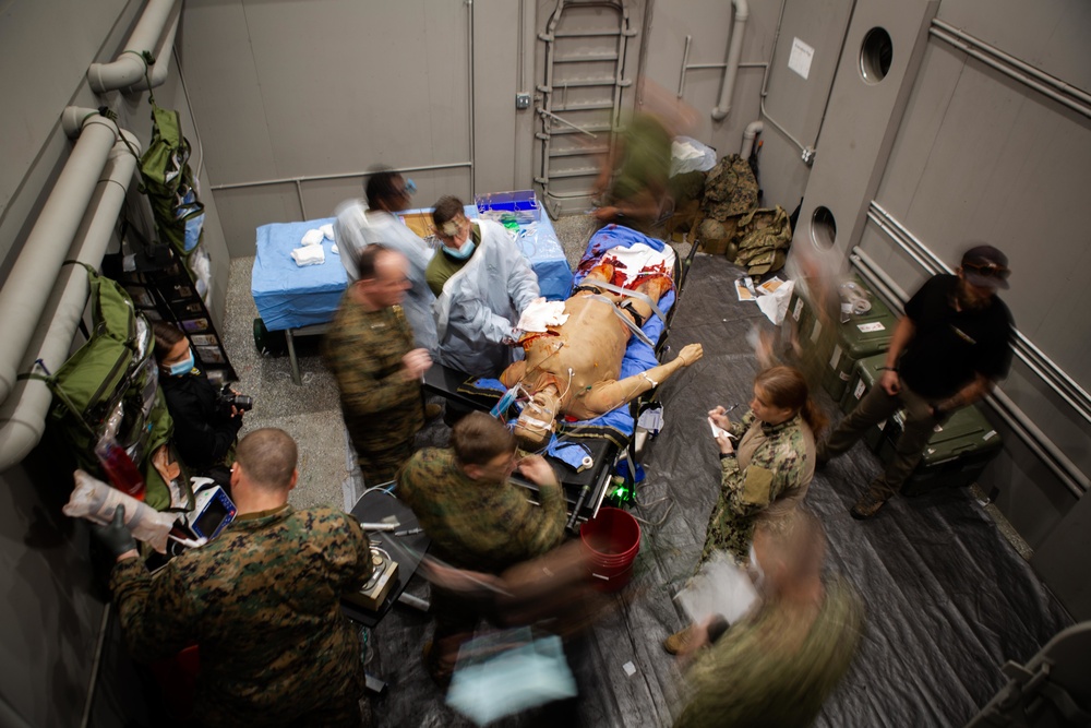 1st Medical Battalion Trains At The Naval Expeditionary Medical Training Institute