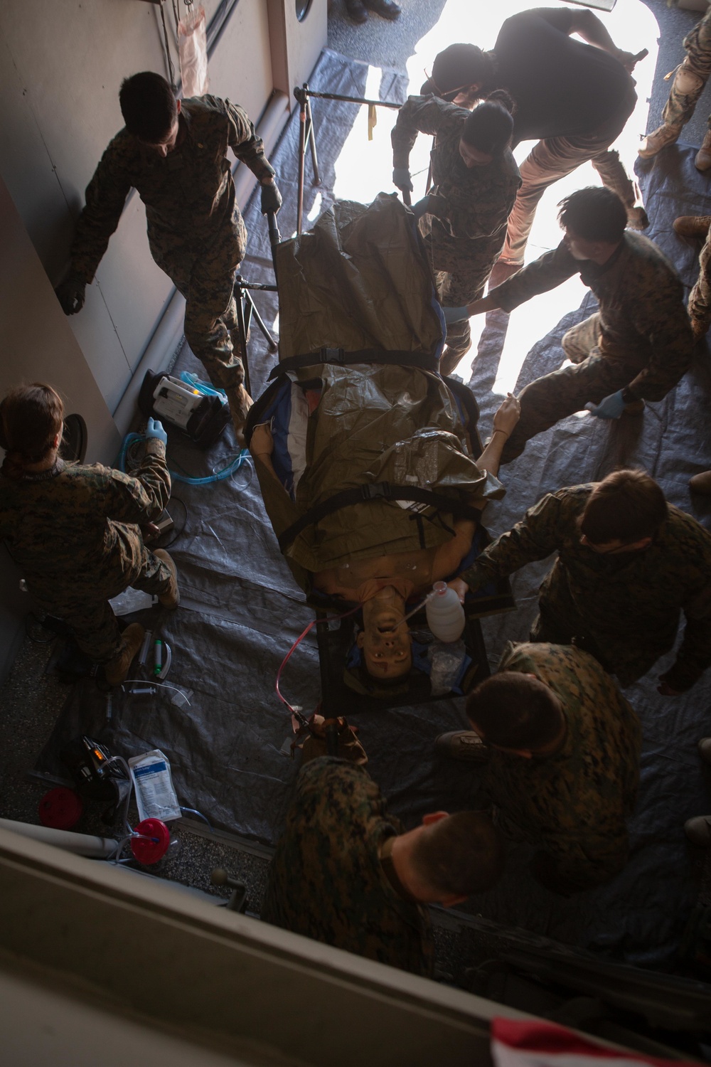 1st Medical Battalion Trains At The Naval Expeditionary Medical Training Institute