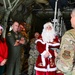 C-130 Delivers Santa to Team Pope