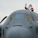 C-130 Delivers Santa to Team Pope