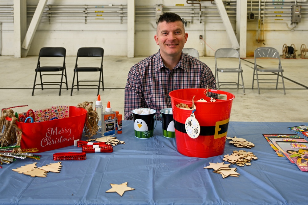 C-130 Delivers Santa to Team Pope