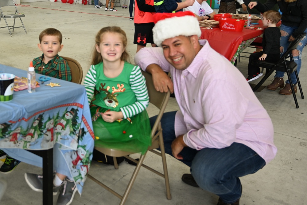 C-130 Delivers Santa to Team Pope