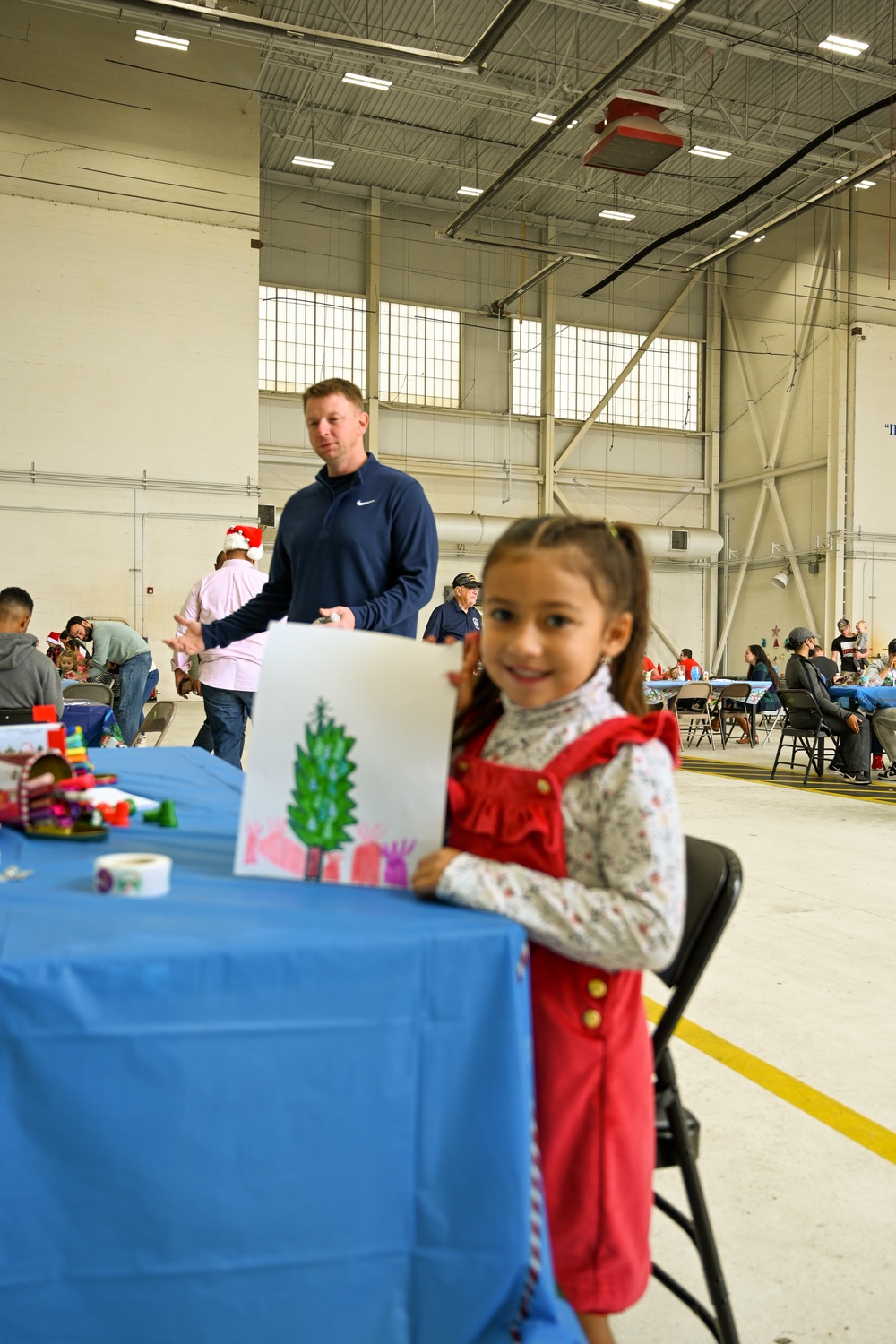 C-130 Delivers Santa to Team Pope
