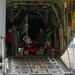 C-130 Delivers Santa to Team Pope