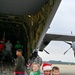 C-130 Delivers Santa to Team Pope