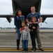 C-130 Delivers Santa to Team Pope