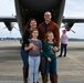 C-130 Delivers Santa to Team Pope