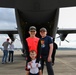 C-130 Delivers Santa to Team Pope