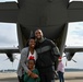 C-130 Delivers Santa to Team Pope
