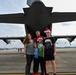 C-130 Delivers Santa to Team Pope