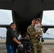 C-130 Delivers Santa to Team Pope