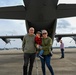 C-130 Delivers Santa to Team Pope