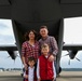 C-130 Delivers Santa to Team Pope
