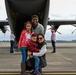 C-130 Delivers Santa to Team Pope
