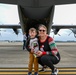 C-130 Delivers Santa to Team Pope