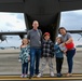 C-130 Delivers Santa to Team Pope