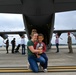 C-130 Delivers Santa to Team Pope