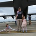 C-130 Delivers Santa to Team Pope