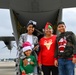 C-130 Delivers Santa to Team Pope