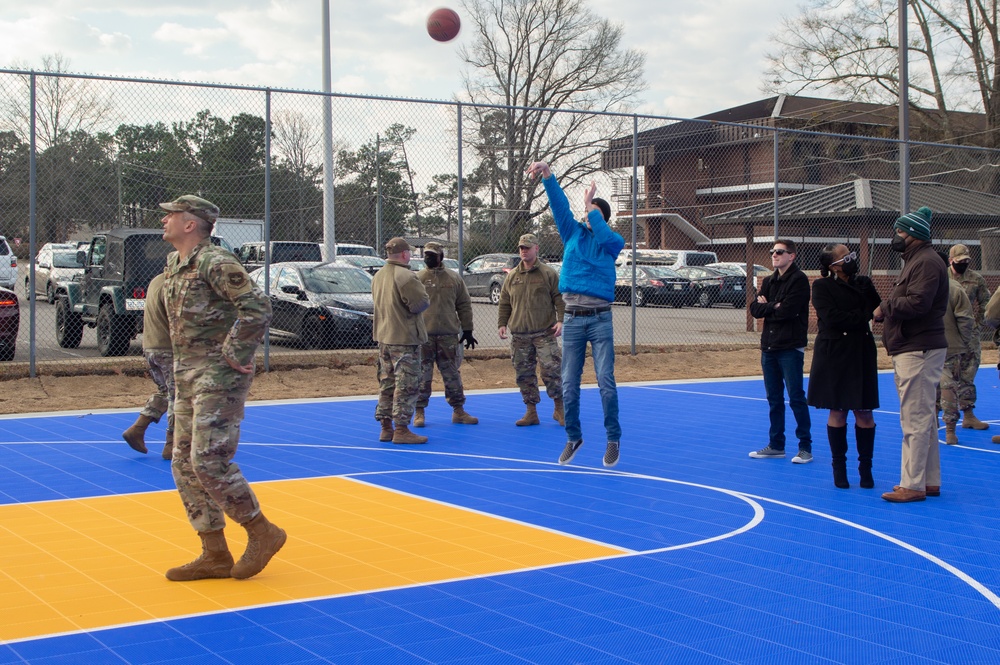 Team Pope Opens New Basketball Courts with Ribbon Cutting, Tournament