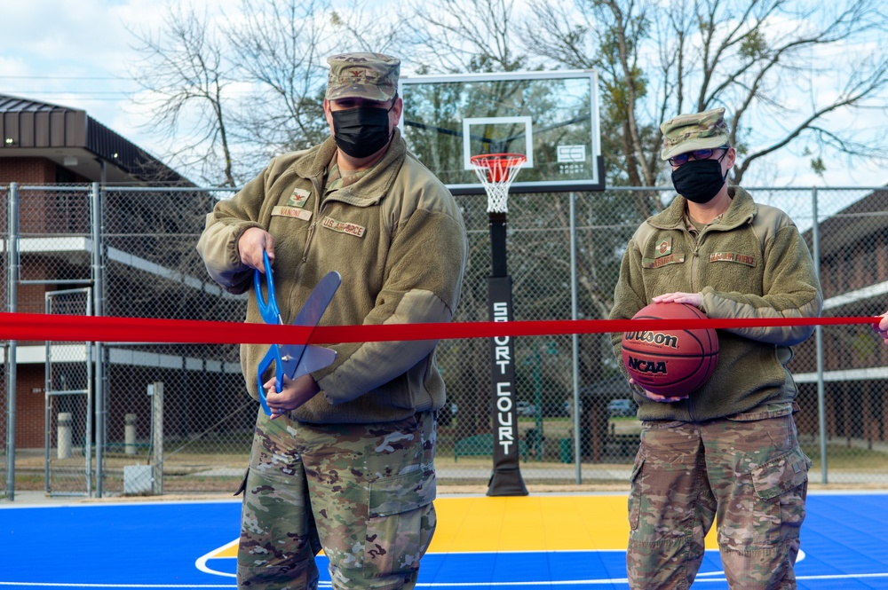 Team Pope Opens New Basketball Courts with Ribbon Cutting, Tournament