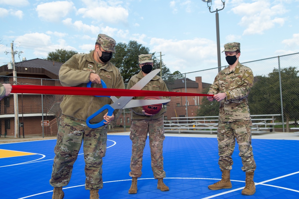 Team Pope Opens New Basketball Courts with Ribbon Cutting, Tournament