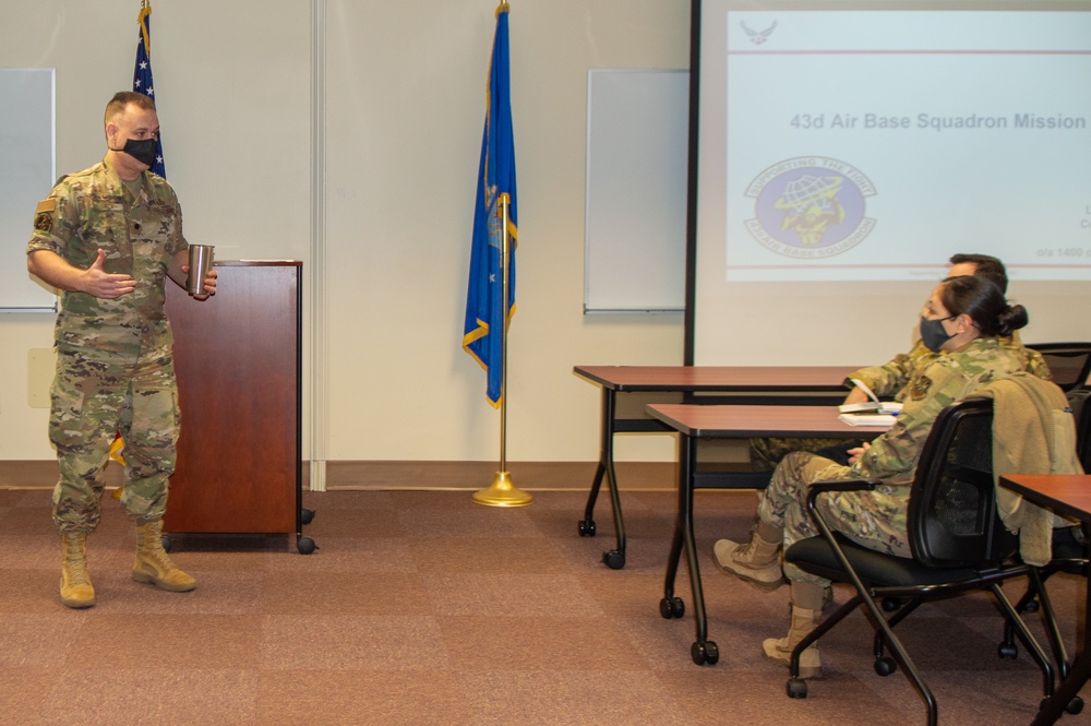 Emerge Pope visits 43rd Air Base Squadron