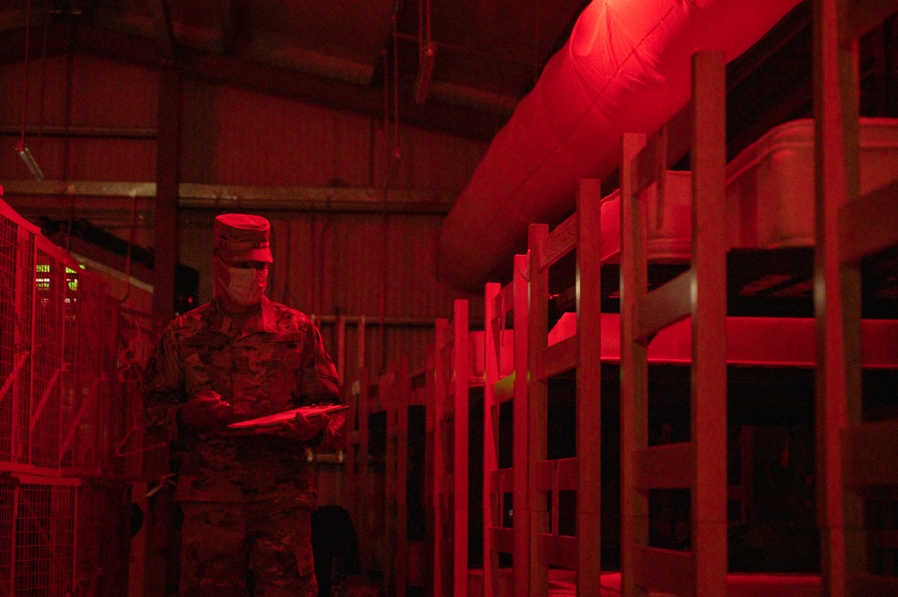 Counting sheep…and airmen: 386th Force Support Squadron tallies beds daily