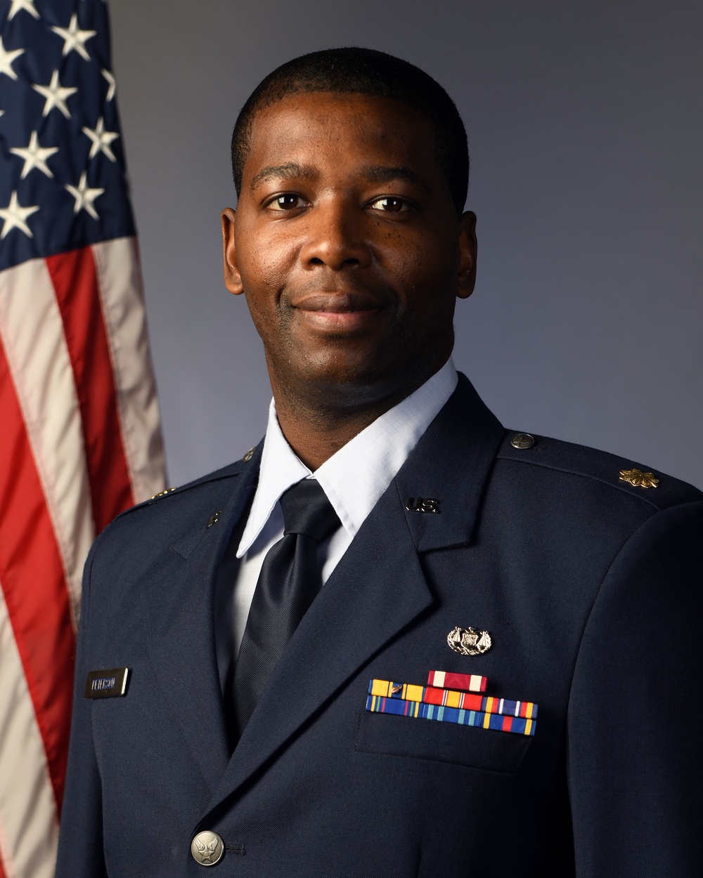 Official Air Force photo for Maj. Jamiel Peterson