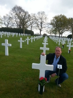 Dutch employee with LRC Benelux honors U.S. Soldier at Netherlands American Cemetery
