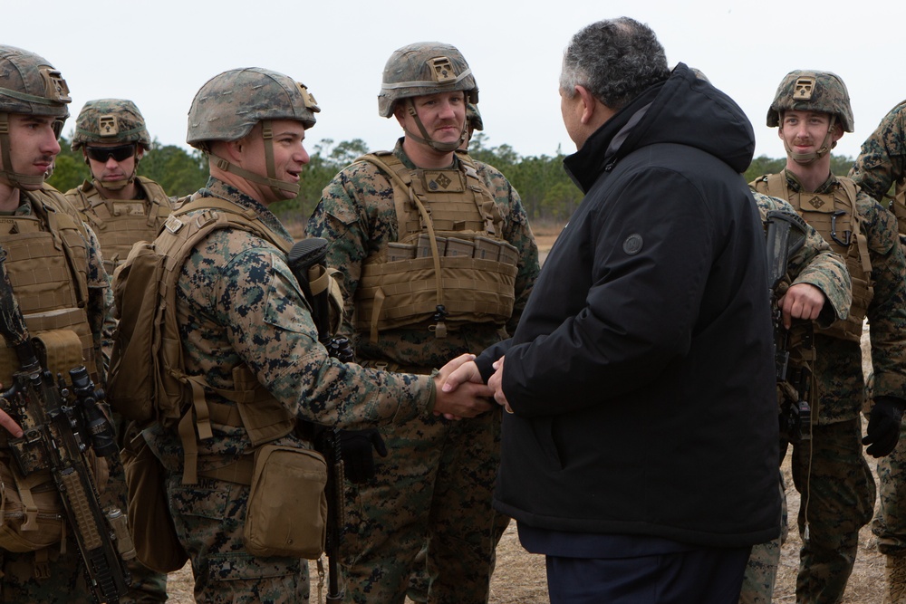 SECNAV visits MCB Camp Lejeune