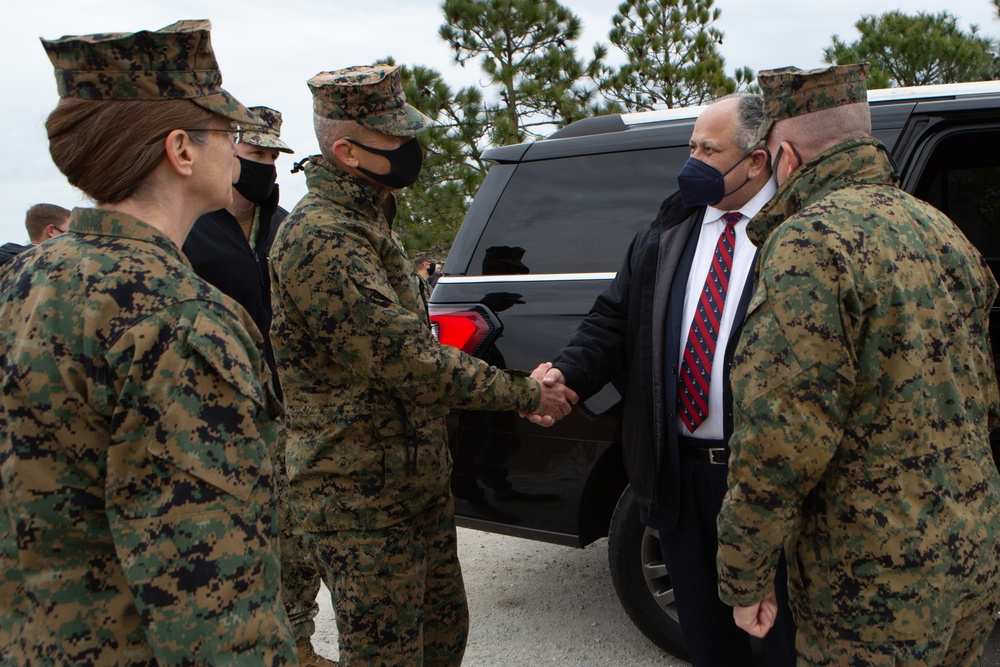 SECNAV visits MCB Camp Lejeune