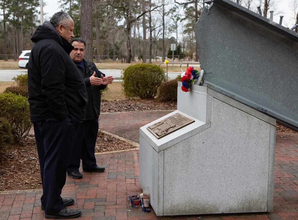 SECNAV visits MCB Camp Lejeune