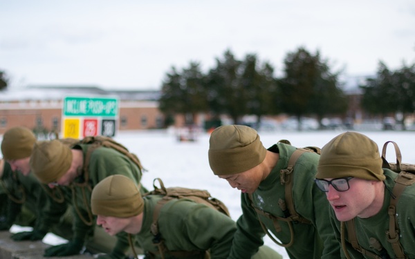 Candidates conduct the Seniors UBD