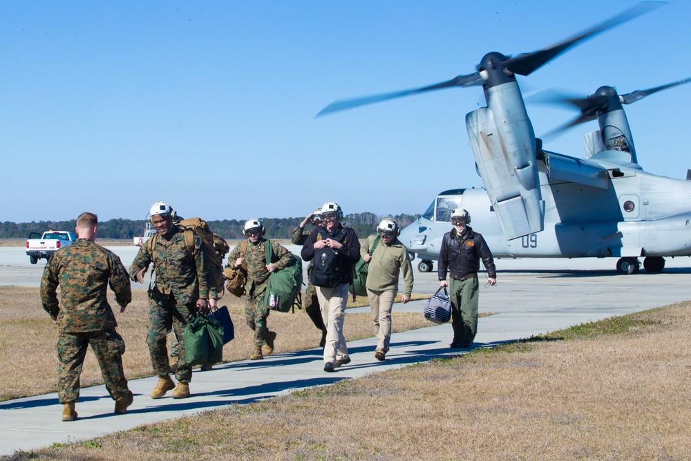 MCAS Beaufort supports Camp Lejeune flight training