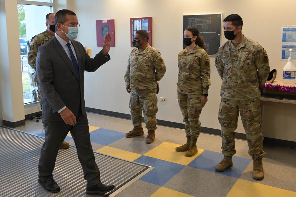 King Felipe VI visits Puerto Rico