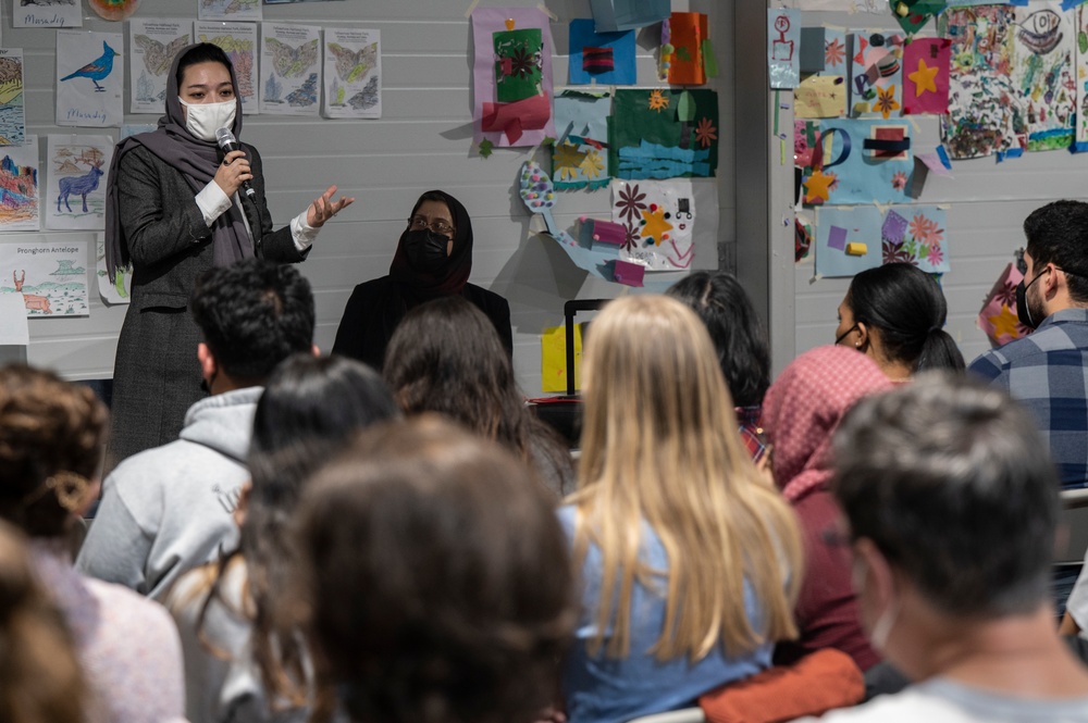 Princeton University students visit Task Force Liberty