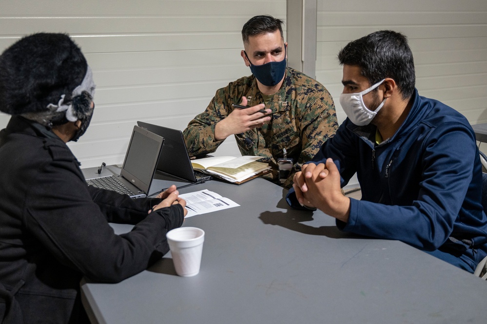 Task Force Liberty conducts employment workshop for guests