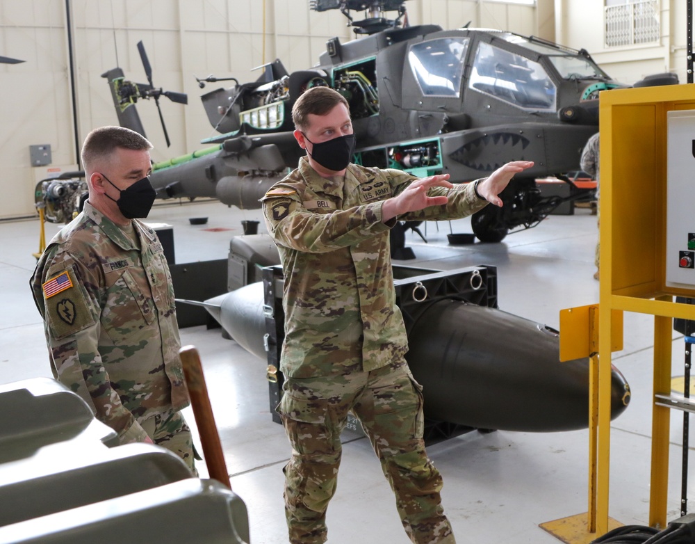 16th CAB Hosts USAACE Command Team