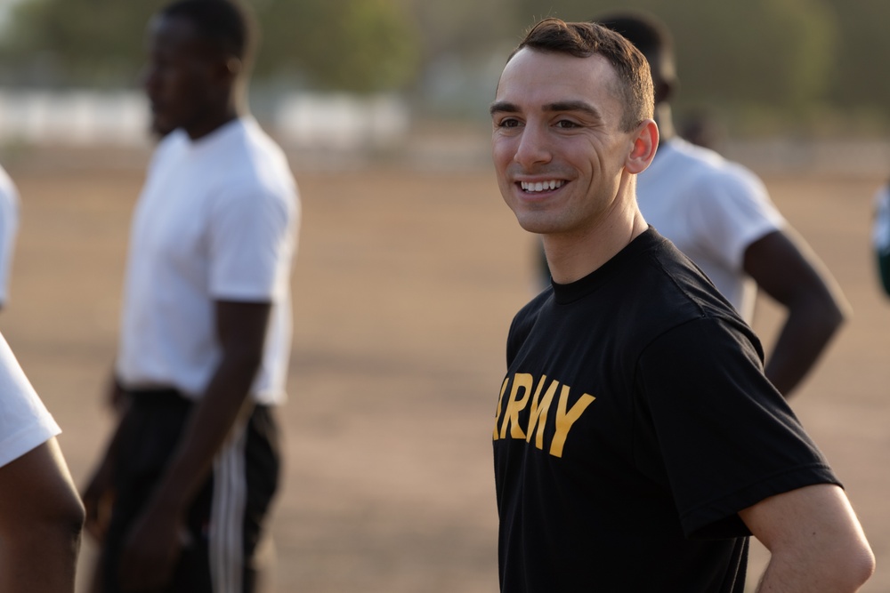 Morning PT in Tamale, Ghana