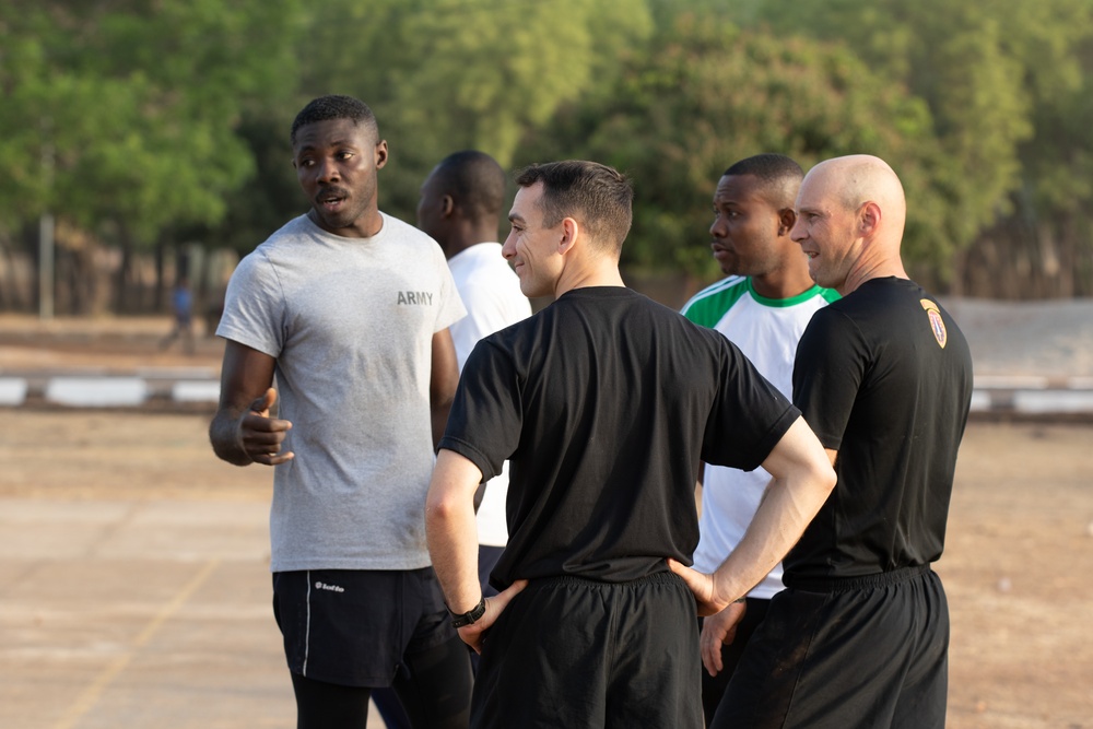 Morning PT in Tamale, Ghana