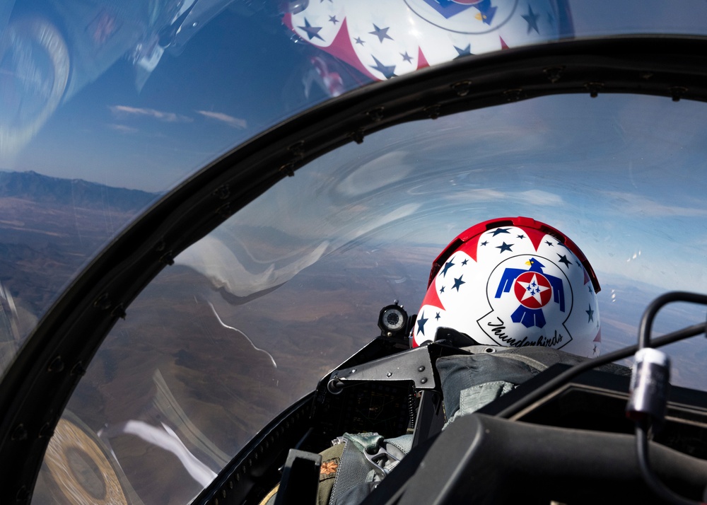 Thunderbirds train over Fort Huachuca